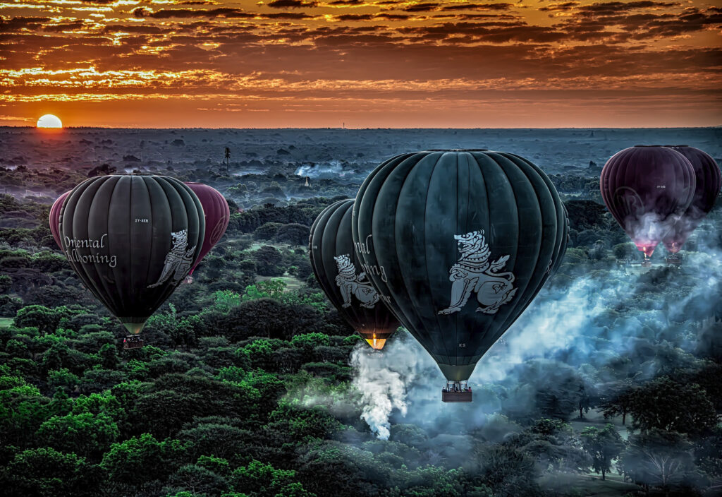 Burmese Sunrise by Ron Williams