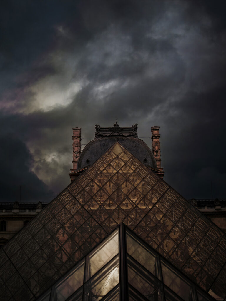 Louvre Rooftops by Bob Rottenberg